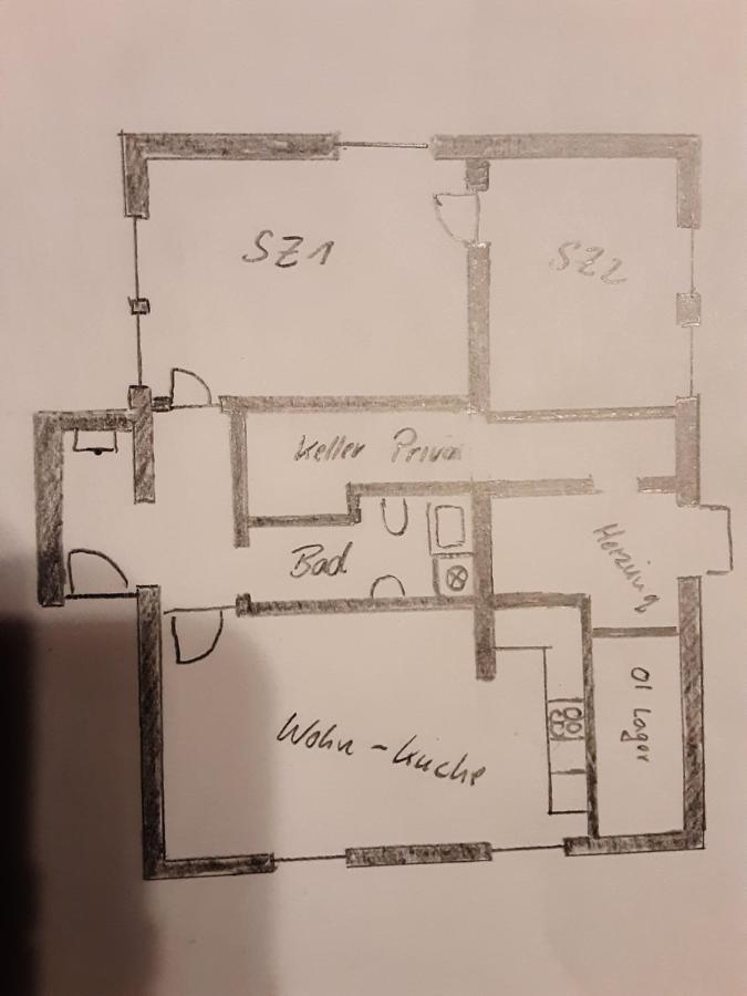 Apartamento Zum Goldenen Tal Grafendhron Exterior foto